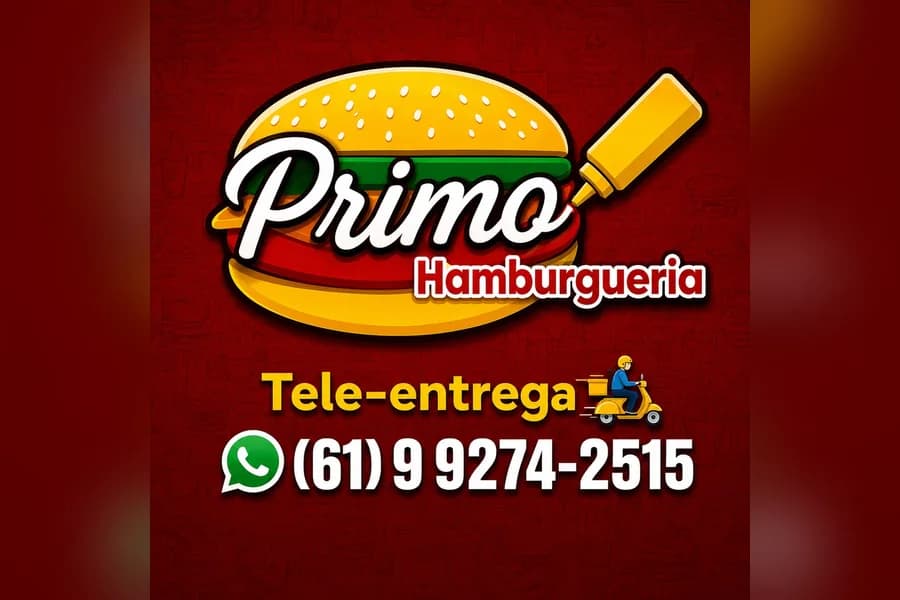 Logomarca Primo Hamburgueria